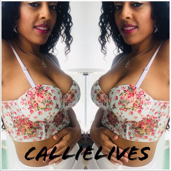 Stasia Dainty: Minty Fresh Floral Bralette Pastel - Picture 5 of 8